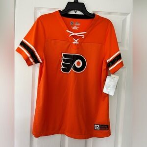 Philadelphia Flyers jersey, women’s size large.